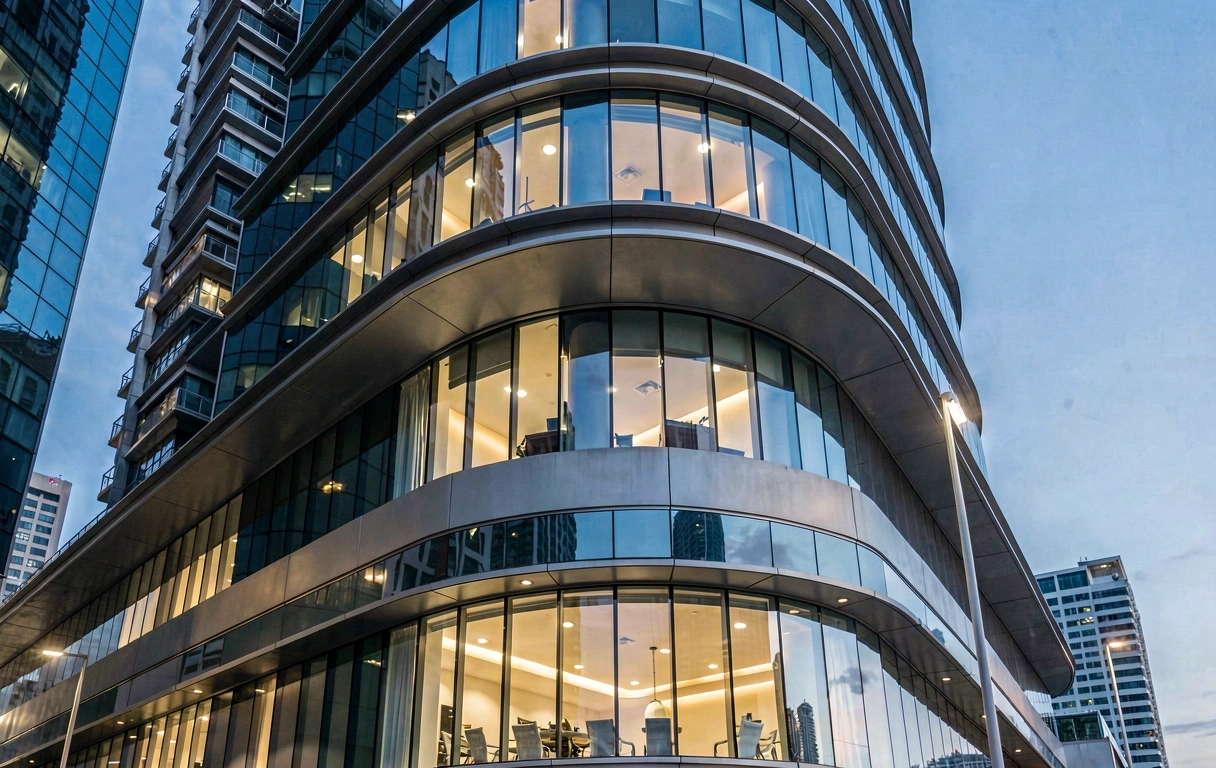 Corporate architectural detail